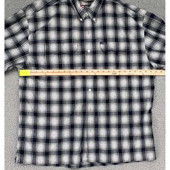 Ralph Lauren Chaps Mens XL Shirt Short Sleeve Button-Down Multicolor Plaid - Picture 5 of 12